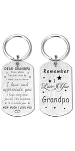 Resdink Dad Gifts from Daughter Son- Remember I Love You Dad Birthday Christmas Fathers Day Keychain