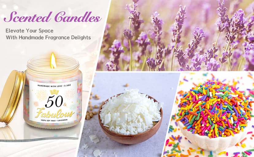 LUCOTIYA 50th Birthday Gifts for Women 50th Birthday Gifts for Her Vintage 1975 Gifts Idea For Women,Friends,Sister,Mom,Aunt