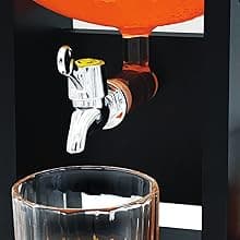 Football Whiskey Decanter Set with Glasses Spout Football Chiller,47oz Whiskey Decanter Sets for Men,Tequila Liquor Decanters for Alcohol Bourbon Gifts for Men Gifts for Dad Boyfriend Him Husband