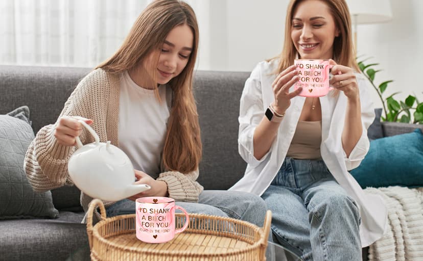Birthday Gifts for Women,12oz Funny Coffee Mug for Best Friend Mom Grandma Wife Daughter Aunt,Sister Gifts from Sister,Unique Christmas Valentines Galentines Day Present for Her Girlfriend Besties BFF