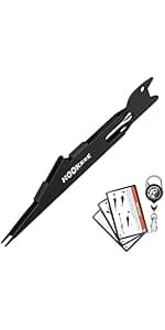 HOOK-EZE Fishing Knot Tying Tool | Protect from Fish Hooks | Tie Fishing Knots Easily | Cool Gadgets for Fishermen | Ice Fly Fishing | Fishing Accessories for Beginner Anglers | Nail Knot Tool