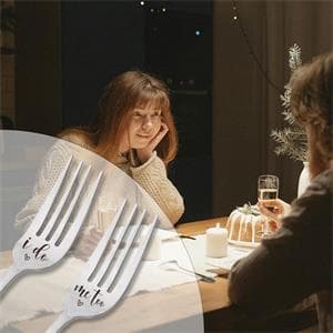 Bride and Groom Fork Gifts for Bridal Shower Gifts for Daughter Bride to Be Unique Marriage Gifts for Couples Wedding Engagament Gifts for Best Friend Sister Couples Newly Engaged