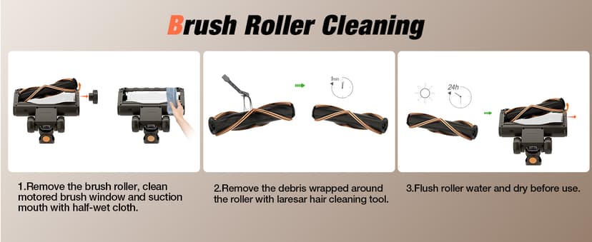 Cordless Vacuum Cleaner, 580W 48KPA 70 Mins Vacuum Cleaners for Home, Self-Standing Stick Vacuum with Touch Screen, Wall Mount Charge, Ultra High-Power Brush for Pet Hair/Plush Carpet/All Floor