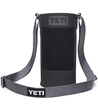 YETI Rambler 18 oz Bottle, Vacuum Insulated, Stainless Steel with Straw Cap, Black Forest Green