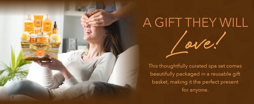 Gifts for Women Gift Basket for Women - 10 Pc Almond Milk & Honey Beauty & Personal Care Set - Home Bath Pampering Package for Relaxing - Spa Self Care Kit - Thank You, Birthday, Mom, Anniversary Gift