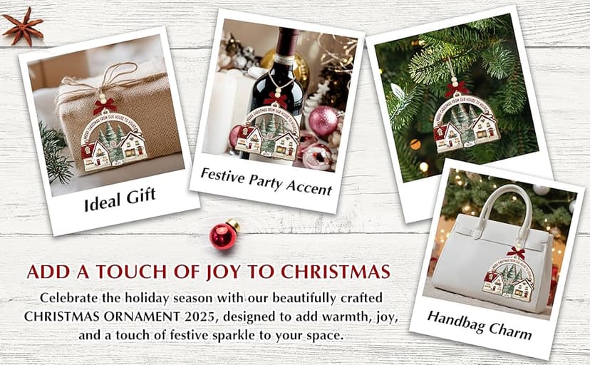 Neighbor Christmas Ornament 2025 – Neighbor for Women Men, Friendship Ornament for Bestfriends, Merry Christmas Next Door Neighbor Gift Idea, Wooden Hanging Tree Decoration