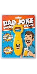 Features Endless Extra Funny Dad Jokes at The Push of a Button - Dad Gifts from Daughter, Dad Birthday Gift, White Elephant Gifts, Gifts for Men