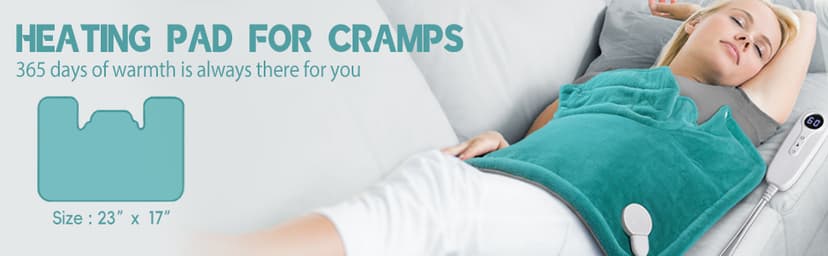 Neck Shoulder Heating Pad Gift for Back Pain Relief, Electric Weighted Heat Pads for Cramps, Leg and Foot, Gifts for Christmas, Mothers Day, Fathers Day, Birthday, Women, Men, Mom, Dad