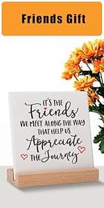 Work Bestie Christmas Gifts for Women Coworker Friends, From Coworkers to Friends Gift for Birthday Retirement Farewell Thanksgiving Day Mothers Day, Funny Work Bestie Definition Signs for Favorite Friend At Work