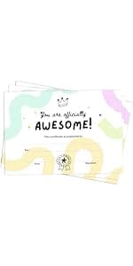 Blank Gift Certificates with Envelopes, 3.5" x 7.25" Blank Gift Certificates for Business, Christmas Gifts, Salon, Spa, Birthday, Mother’s Day or Holiday Gifting, 25 Custom Cards (Gold)