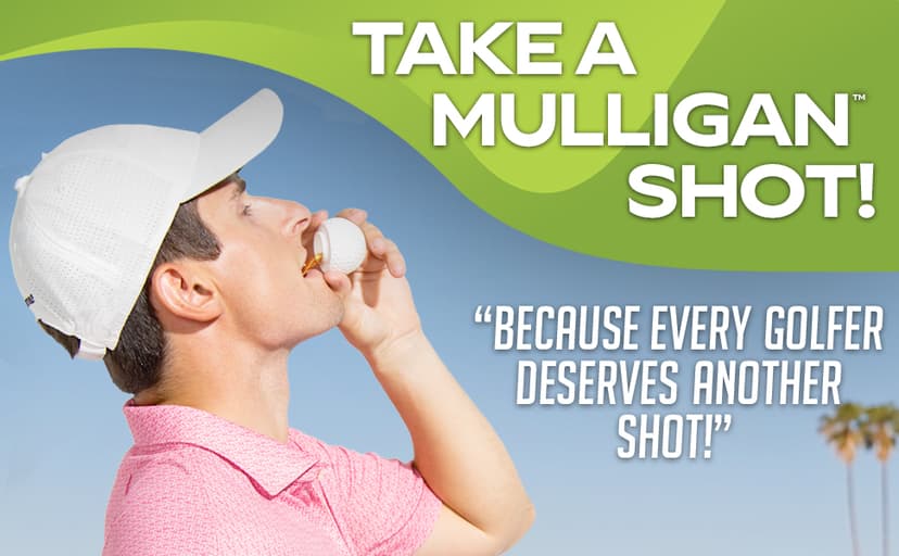 GoSports Mulligan Shots Golf Ball Shot Glasses with Lids - 12 Pack - Funny Golf Gifts for Men