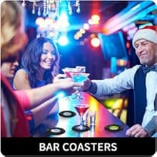 Funny Retro Record Coasters for Drinks with Vinyl Player Holder for Music Lovers,Set of 6 Conversation Piece Sayings Drink Coaster,Housewarming Hostess Wedding Registry Gift Ideas