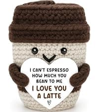 Best Boss Gifts for Women Men Christmas Stocking Stuffer Birthday Boss Day Gifts for Leader Manager Supervisor Crochet Coffee Mug Cup Desk Office Decor for Coffee Lover Best Boss Retirement Bosses Day