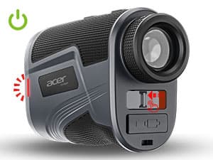 Acer Gadget Golf Rangefinder with Slope - 800/1200Yards Range Finder for Hunting, 6X Magnification with Flag Pole Locking Vibration, Rechargeable Battery with Magnet Stripe, Golf Accessories for Men