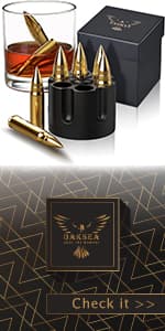 Gifts for Men Dad Husband, Whiskey Stones, Unique Christmas Anniversary Birthday Stocking Stuffers Gift Ideas for Him Boyfriend, Man Cave Stuff Cool Gadgets Retirement Bourbon Presents for Uncle