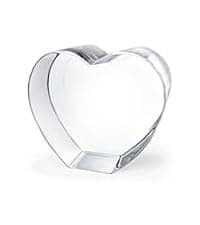 ArtPix 3D Crystal Photo, Personalized Gifts for Women, Wife, Men, Mom, Father, Her, Him, Dad, Grandpa, Great Customized Gift with Your Own Photo, Custom Glass 3D Laser Etched Picture Wedding - Heart