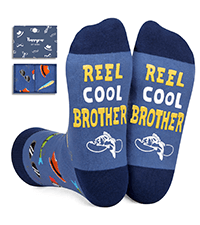 HAPPYPOP Novelty Family Gifts - Gifts For Son Uncle Brother Grandson Nephew, Funny Men Socks
