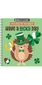 Brain Games - Sticker by Number: Halloween (Volume 1)