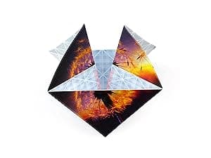 FOLDOLOGY - The Origami Puzzle Game! Brain Teasers for Tweens, Teens & Adults | Travel Game, Hands-On STEM Toy, Stocking Stuffer, Gift for Ages 10+ | Fold the Paper, Complete the Picture | 100 Puzzles