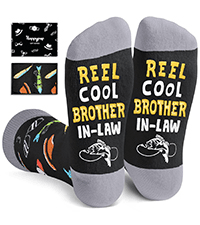 HAPPYPOP Novelty Family Gifts - Gifts for Son Uncle Brother Papa Grandson Nephew, Funny Socks for Him