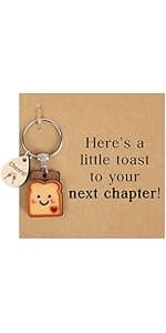 Keychain Gifts for Women, Divorce Present for Women, Gifts for Teenage Girls, New Job, New Beginnings Gift for Woman