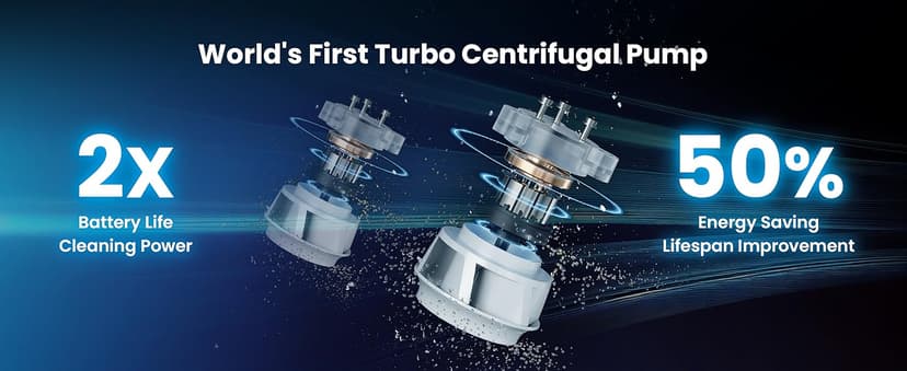 Hydro3 Robotic Pool Cleaner, 150W Cordless Pool Vacuum for Inground/upground Pool Max 861-1070 sq.ft, 200mins Runtime, 2xBrushless-Motor, 4.1L Filter Basket, Wall Climbing/Waterline Clean