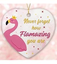 NewEleven Women - Friend Gifts Ornaments 2025 - Friendship Gifts for Friends, Birthday Gift for Women, Besties, Soul Sisters - Ceramic Christmas Ornaments