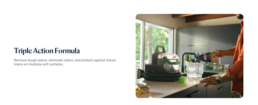 BISSELL Little Green Pet Pro Portable Carpet and Upholstery Deep Cleaner, Car/Auto Detailer with Self-Cleaning Tough Stain, Pet Hair Removal, Crevice Tool (3909)