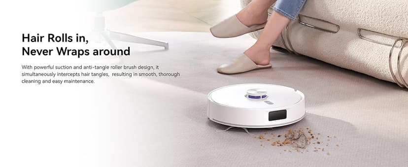 NARWAL Freo S Robot Vacuum and Mop Combo, 8000Pa Suction, 180 Days Hands Free, Self-Emptying Base, LDS Navigation, Obstacle Avoidance, Robot Vacuum Cleaner for Pet Hair & Hard Floors