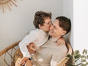 Gift for Men Infinity Bracelet for Men Dad Husband Boyfriend Son Grandson Brother Nephew Uncle Brown Braided Leather Forever Linked Together Stainless Steel Engraved with Love You Forever Jewelry 7.5|8.5|9 Inches