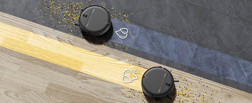 Robot Vacuum and Mop Combo, 2-in-1 Robot Vacuum Cleaner, Perfect for Pet Hair, Hard Floor and Carpet, Anti-Bump, Anti-Fall, App, Voice and Remote Control