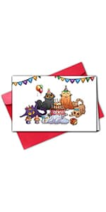 TQDaiker 1 Year Anniversary Card for Boyfriend, 1st Anniversary Card from Girlfriend, First Anniversary Card (You Survived 365 Days with Me)