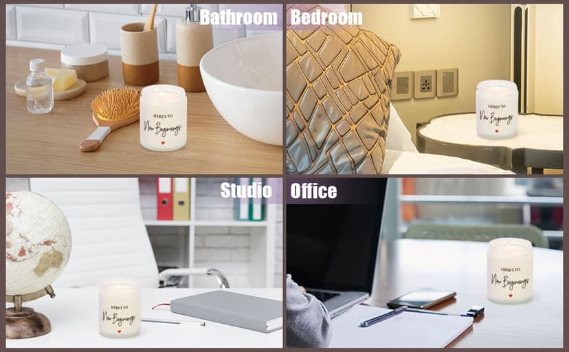 New Beginnings Gifts for Women Going Away Gifts for Coworkers Women Leaving Farewell for Coworkers Moving Away for Friends Divorce Housewarming Scented Candles Lavender