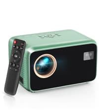 TMY Mini Projector, Upgraded Bluetooth Projector with Screen, 1080P Full HD Portable Projector, Movie Projector Compatible with TV Stick Smartphone/HDMI/USB, indoor & outdoor use