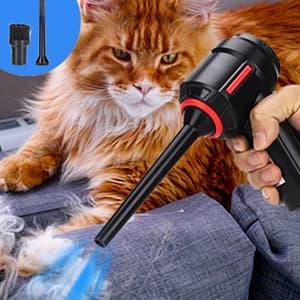 Air Duster - Computer Vacuum Cleaner - for Keyboard Cleaning- Cordless Canned Air- Powerful - Energy-Efficient(Air-01)