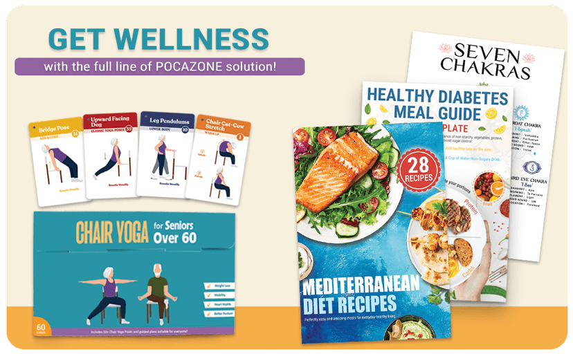 Chair Yoga for Seniors Over 60, Safe & Easy Chair Yoga Exercise Cards for Strength, Relaxation & Recovery, Thoughtful Gifts for Mom, Dad, Grandparent