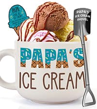 YEUYUQIU Christmas Dad Gifts from Daughter Son Wife - Ideal Christmas Fathers Day Birthday Gifts for Daddy Father Father in Law New Dads, Best Dad Ever Gift - Cool Dad's Ice Cream Bowl Shovel Set