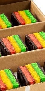 Italian Cookies Gift Basket | Chocolate Covered Cookies | 15 Cookies Individually Wrapped | Fresh Bakery Cookies | Birthday Food Gifts | Gourmet Cookies Gift | Kosher & Nut Free | Stern’s Bakery