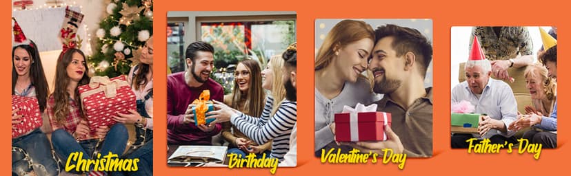 Magnetic Pickup Tool and 6 in 1 Multitool Pen with Touch Screen Stylus, Rulers, Bubble Level, Flathead, Phillips Screwdriver, Ballpoint Pen, Christmas Gifts Stocking Stuffers for Men, Teen Boys, 2Pack