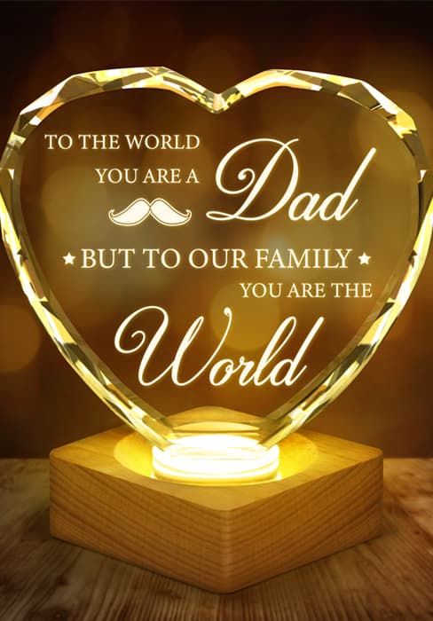 Best Gift to My Bestie 3D Illusion Lamp, to My Best Friend, 3D Crystal Night Light Gift for Bestie's Birthday, Holiday, for Best Friend Sister Girls Women Soft Warm White Colors