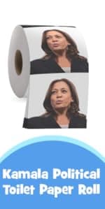 Joe Biden Funny Political Toilet Paper Roll by Gagster - TP Prank Democrat & Republican Election Party Joke Gifts,White Elephant Gift Exchange, Secret Santa, Make your Butt Laugh