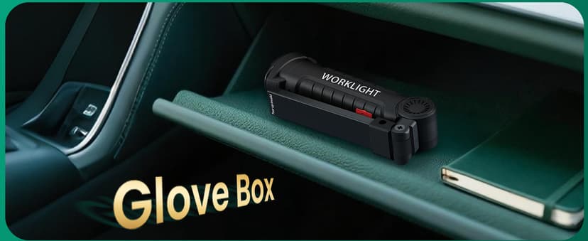 Coquimbo Christmas Stocking Stuffers White Elephant Gifts for Adults Men Him Dad, Rechargeable LED Work Light BBQ Grill Accessories Magnetic Flashlight, Mechanic Light Tools Mens Gifts (2 Pack Black)