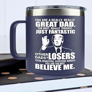 Gifts for Dad from Daughter, Son - Father's Day Gifts for Dad, Men - Dads Birthday Gift Ideas, Happy Birthday gifts for Dads, Fathers - Best Dad Ever Gift, Best dad Mug, 14 Oz Coffee Mug for dad