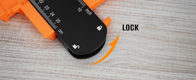 dodowin Contour Gauge Tool,Fathers Day Gifts for Men Birthday Dad Husband Him, Super Gauge Shape Outline Tool for Woodworking, Flooring Measure Tools,Anniversary/Boyfriend Gift