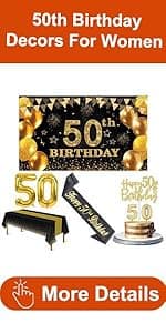 50th Birthday Gifts for Women Canvas Tote Bag Travel Gear, Unique 50 Years Old Gifts for Wife Sister Mom Aunt Friends Her, Vintage 1975 Handbag & Cosmetic Bag & Back in 1975 Poster