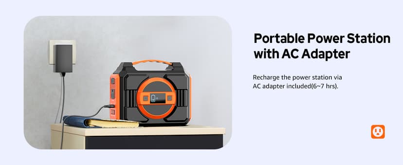 Solar Powered Generator 300W Rated, Portable Solar Generator Power Station with Solar Panels 40W Included, 220Wh Sola Power Bank with AC Outlet 110V Pure Sine Wave for Home Use Camping Outdoor