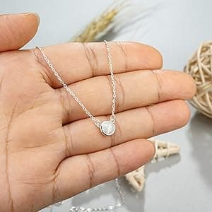 RareLove Sister in Law Christmas Gifts,Gifts for Sister in Law,925 Sterling Silver White Opal Necklace for Unbiological Bonus Sisters Gift,Wedding,Thank You,Bridesmaid,Bridal Shower Gift