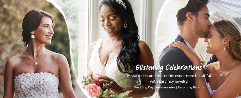 Larvincy To My Wife Necklace from Husband With Heartfelt Message & Elegant Box - Soulmate Necklace for Women, Romantic Jewelry Gift for Her On Birthday, Anniversary