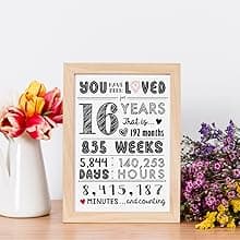 Sweet 16 Gifts for Girls - 16 Year Old Girl Gifts - Happy 16th Birthday Party Decorations for Girls Pink - 11 Pieces Unique Sweet Sixteen Gift for Teen Girl, Daughter, Niece, Granddaughter