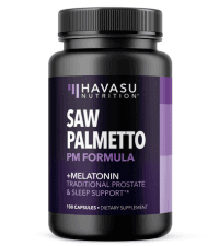HAVASU NUTRITION Saw Palmetto Supplement with Stinging Nettle and Pumpkin Seed Extract - Advanced 3X Formula - DHT Blocker Urinary Health and Prostate Support for Mens Health - Vegan, Non-GMO Capsules - 2 Month Supply